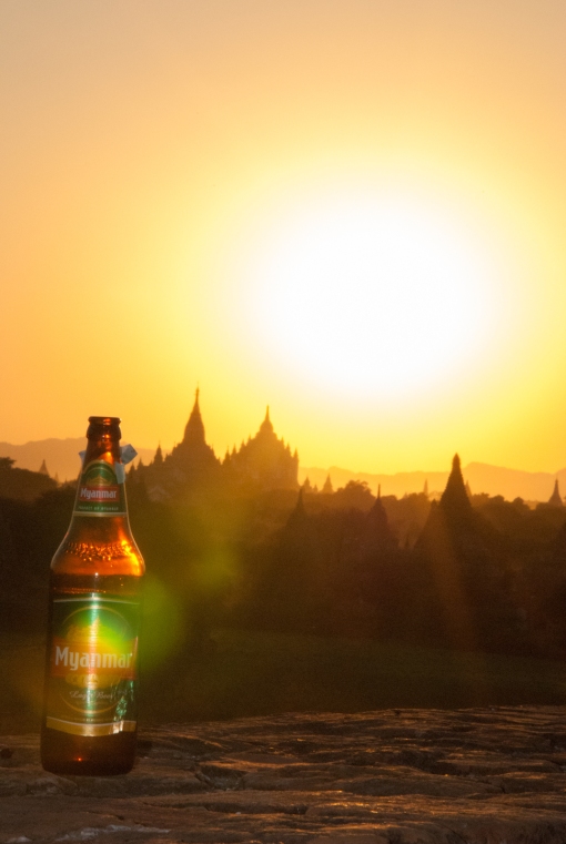 Development aid for Burma: Myanmar beer ads photo shoot :-)